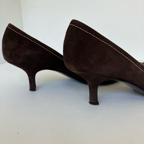 Claudia Ciuti Pumps w Kitten Heels, Maroon, Women’s 7M - Picture 4 of 9